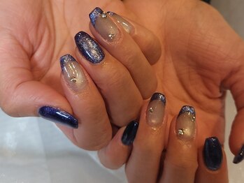 ネイルルームスリー(nailloomno.3)/キラキラフレンチ