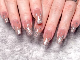 綺麗めメタリックアート