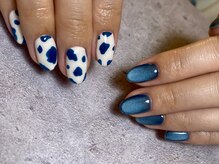 ジェムネイル(Jem Nail)/ブルーアシメ