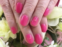 プルミエ ネイル(Premier Nail)/定額ネイル☆ピンク＆丸スタッズ