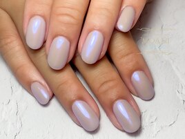 パープルオーロラネイル