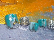 キキネイル たまプラーザ店(kikinail)/爽やか夏フットネイル