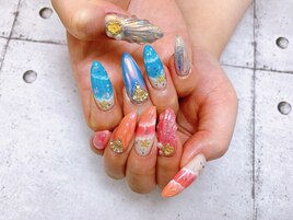 ゴージャスマーメイドネイル