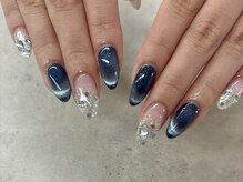 ネイルサロン ドゥ(Nail Salon Doux)/【ラテリア】マグネットフレンチ