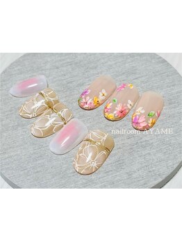 手描きアートが得意なサロン