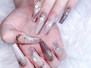 ネイルアルバ(Nail ALBA)/秋×シェルネイル