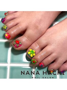 ナナハチ(78 nana-hachi)の写真/季節を問わず楽しめるこだわりのデザインで足元からオシャレを♪フットバス(入浴剤)+角質ケア+スクラブ付☆