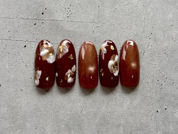 ニアウネイル(niau nail.)/Flower nuance design