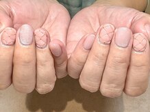 パープルの爪屋/可愛い大人ピンクでキルティング