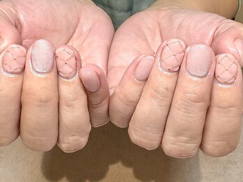 可愛い大人ピンクでキルティング