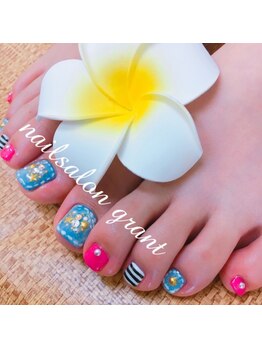 グラント(NAIL SALON&SCHOOL grant)/フットジェルネイル