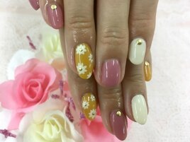フラワーネイルデザイン☆