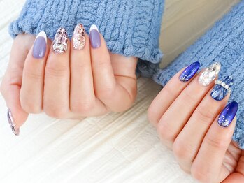 ソウ 難波店 nail salon Sou/ツイードnail