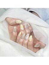 アン ジョーヌドラゴ/【自爪ネイル】天然石ネイル