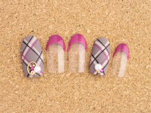 ネイルサロン ブランロール 白金店(Nail Salon Blanl'or)/ガーリーチェック♪