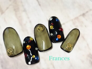 フランセス(Frances)/シースルー×ストーンアート