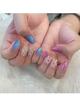 グラマラス アンジェアイ 荻窪店(glamourous ange eye)/ストーンアートネイル