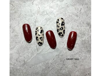 グラントネイル 和歌山店(GRANT NAIL)/レオパードネイル♪