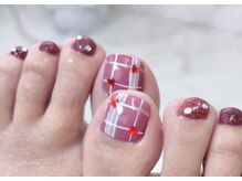 トラストネイル 佐野店(TRUST Nail)/チェックフットネイル