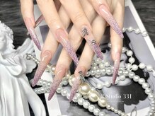 サンサンイチ 関内店(331)/ワンホン×紫ラメグラデーション