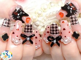 お客様オーダーお洒落痛ネイル