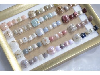 ルポネイル 高円寺(repos nail)の写真/【定額デザインが豊富】 毎日見たくなるときめきフットネイル♪沢山のデザインをご用意◎[高円寺]