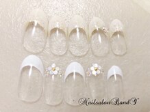 ランディ(nail salon RANDY)/ウエディングネイル１￥7400