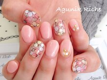 アグニークリッシェ(Agunik Riche)/【花柄ネイル】
