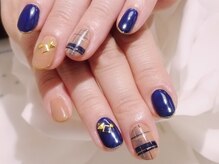 キープ ネイルサロン(KEEP)/チェック～大人ネイル～