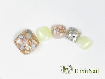 エリクサーネイル 神田(Elixir Nail)/やり放題/クーポン使用