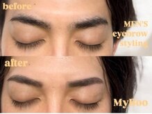 マイブー(My Boo)/まつげ/眉毛/メンズ/大森まつげ
