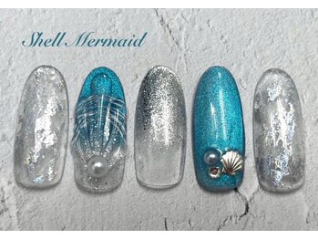 はあとねいる 板橋仲宿店/7月限定★シェルマーメイド