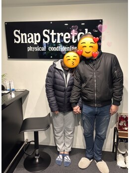 スナップストレッチ(Snap Stretch)/素敵なご夫婦でのご来店！