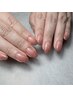〈HAND〉伸びても目立たない！キラキラグラデーションネイル♪オフ込み￥5,900