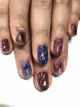 アース ネイルアイラッシュ 前橋店(EARTH Nail&Eyelash)/ニュアンスネイル☆￥8000