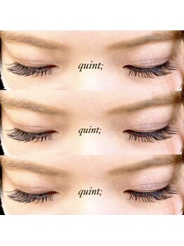 クイント(quint:)/140本 フラットラッシュ