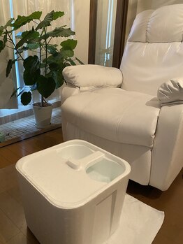 プレイストゥービー(Place to be)/秋冬は深めのフットバスをご用意