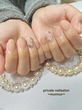 プライベート ネイルサロン マーマ(murmur)/ぷっくりフラワーネイル