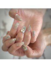 ルージュ(.Rouge)/ニュアンスミラーネイル