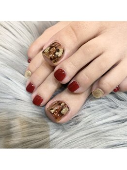 フット2本アートやり放題コース