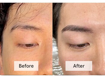 アンドミー 月島店(and me.)/メンズ眉・毛並みストローク