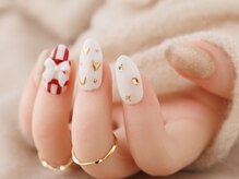 ヴァンネイル(VINGT NAIL nail&eye beauty)/先取冬のガーリーネイル