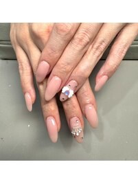 ワンポイントネイル/シンプル