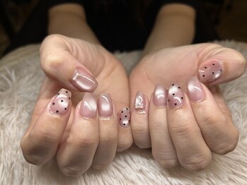 ヴォランチ ネイル(Volante.Nail)の写真/大人気！大人可愛いネイルをご提供♪派手ネイルができない方やネイル初心者の方にもオススメのサロン☆