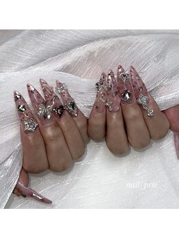 プリエ(Prie)/ゴテゴテ平成ギャルネイル