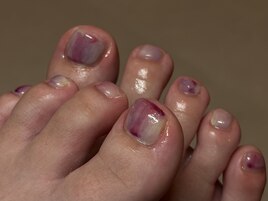 夏フットネイル