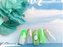 ネイルサロン&スクール ジーナ(GINA)/フレッシュキウイネイル