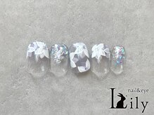 リリー 橋本店(Lily)/爽やかラメネイル☆