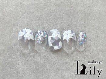 リリー 橋本店(Lily)/爽やかラメネイル☆