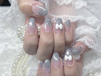 ミナミネイル(MINAMI NAIL)/リボンネイル8500円